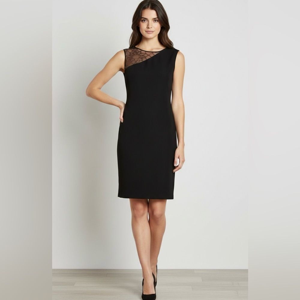 Nine West Crew Neck Sheath Dress